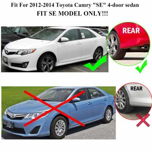 Бризковики Toyota Camry 50 SE USA 2011-2014 Америка, (4шт.)