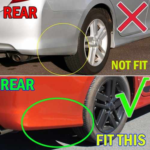 Бризковики Toyota Camry 50 SE USA 2011-2014 Америка, (4шт.)
