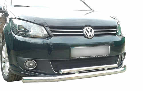 Захист переднього бампера подвійний для VW Caddy 2004-2010 Діаметр 60/42мм