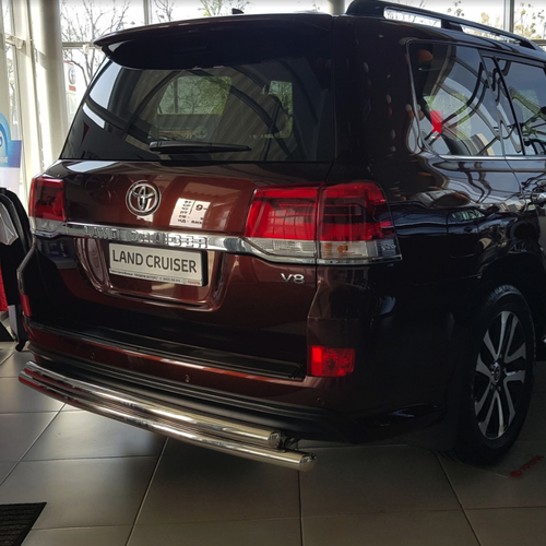 Захист заднього бампера Toyota Land Cruiser (Тойота Ленд Круізер) 200 2019+ комплектація Excalibur