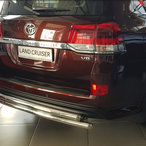 Захист заднього бампера Toyota Land Cruiser (Тойота Ленд Круізер) 200 2019+ комплектація Excalibur