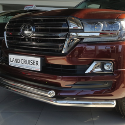 Захист переднього бампера Toyota Land Cruiser (Тойота Ленд Круізер) 200 2019+ комплектація Excalibur