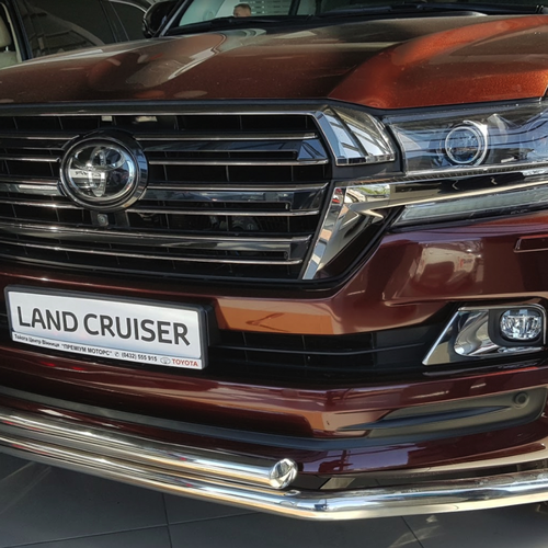 Захист переднього бампера Toyota Land Cruiser (Тойота Ленд Круізер) 200 2019+ комплектація Excalibur