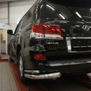 Захист заднього бампера Lexus LX570 2013+ (куточки) d76/42