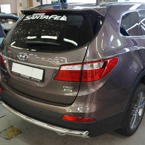 Захист заднього бампера Can oto для Hyundai Grand SantaFe (2013-) (одинарна) d60