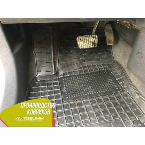 Автомобільні килимки в салон гумові (Avto-Gumm) для Opel Astra H 2007-