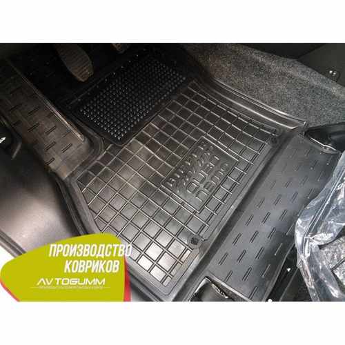Автомобільні килимки в салон гумові (Avto-Gumm) для Citroen Nemo, Peugeot Bipper, Fiat Fiorino (Qubo) 2008-