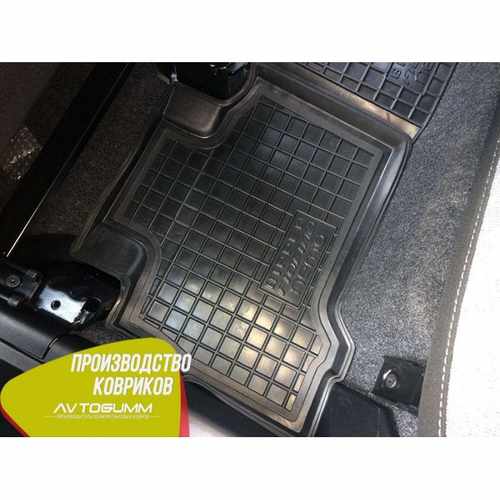 Автомобільні килимки в салон гумові (Avto-Gumm) для Citroen Nemo, Peugeot Bipper, Fiat Fiorino (Qubo) 2008-