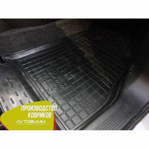 Автомобільні килимки в салон гумові (Avto-Gumm) для Citroen Nemo, Peugeot Bipper, Fiat Fiorino (Qubo) 2008-