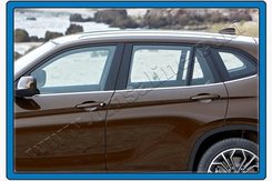 Хром накладки для BMW X1 окантовка вікон нерж Carmos (Туреччина)