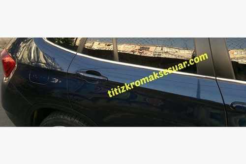Хром накладки для BMW X1 окантовка вікон нерж Carmos (Туреччина)