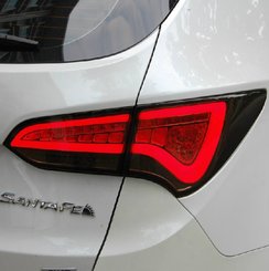Альтернативні задні ліхтарі LED для Santa Fe III 2013+ (димчасті)
