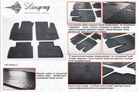 Автомобільні килимки в салон Stringray для Fiat Doblo 01+ (4 шт)