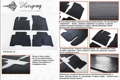 Автомобільні килимки в салон Stringray для Kia Sorento 13+ (4 шт)