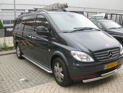 Передня дуга (чорний метал) подвійна для Vito/Viano 639