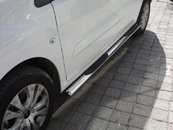 Пороги труба для Caddy коротка база