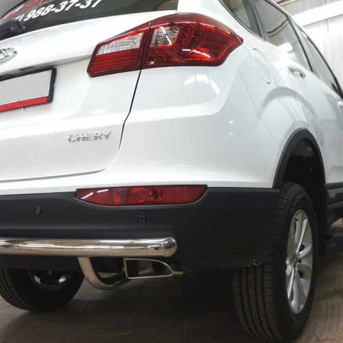 Захист заднього бампера Chery Tiggo 5 2015+ (одинарна) d60