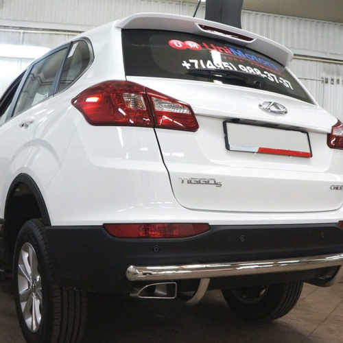 Захист заднього бампера Chery Tiggo 5 2015+ (одинарна) d60