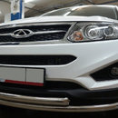 Захист переднього бампера Chery Tiggo 5 2015+ (подвійне) d60/60
