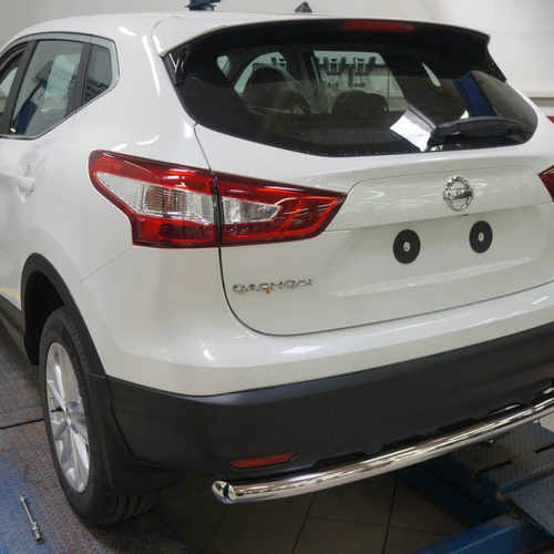 Захист заднього бампера Nissan Qashqai 2014+ (одинарна)
