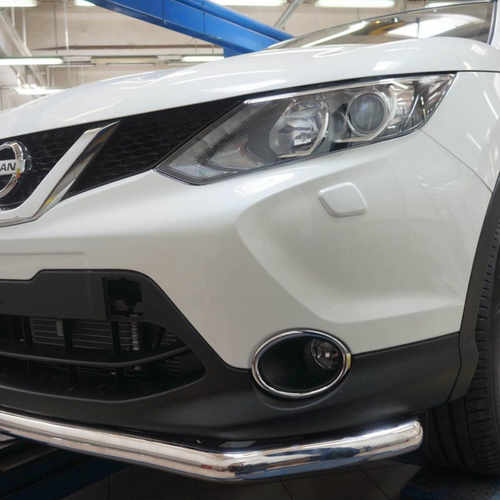 Захист переднього бампера Nissan Qashqai 2014+ (одинарний)