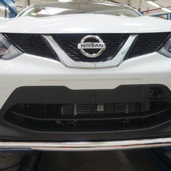 Захист переднього бампера Nissan Qashqai 2014+ (одинарний)