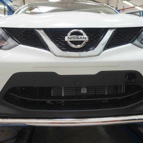 Захист переднього бампера Nissan Qashqai 2014+ (одинарний)