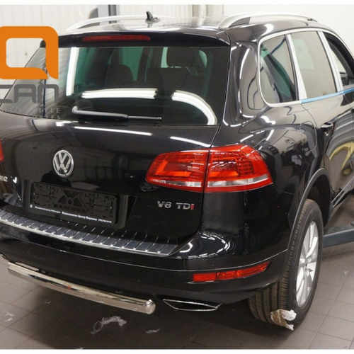 Захист заднього бампера Volkswagen Touareg (2010-) (одинарна)