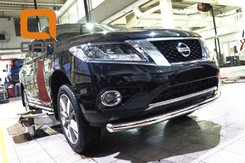 Захист переднього бампера Nissan Pathfinder (2014-) d 60