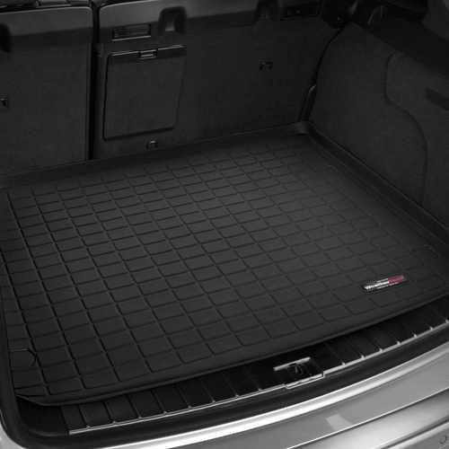 Килимок в багажник Weathertech USA для BMW X1 2015-чорний. з кріпленнями зад сидінь