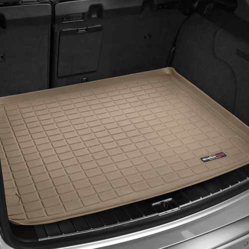 Килимок в багажник Weathertech USA для Porsche Cayenne 2010- (з сабвуфером), бежевий
