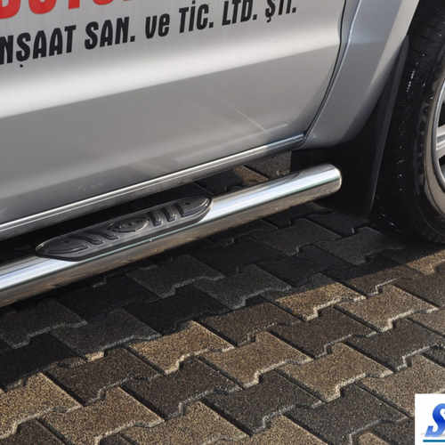Пороги труба нерж. для VW Amarok 2010- /Ø60