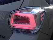 Світлодіодні задні ліхтарі LED для Subaru XV хром прозорі