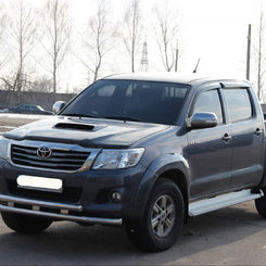Передій захист подвійний для Hilux (Хайлюкс) 2012+