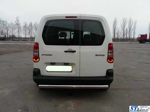 Захист заднього бампера для Citroen Berlingo 2008+