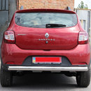 Захист заднього бампера пряма для Renault Sandero Stepway 12+