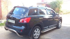 Захист заднього бампера "скоба" Nissan Qashqai 2007-2013