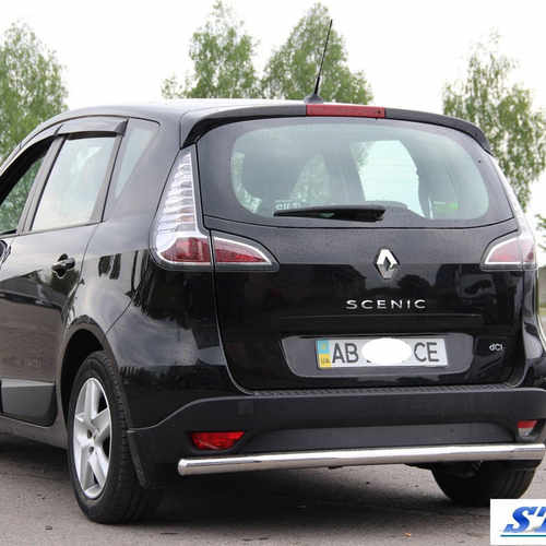 Захист заднього бампера для Renault Scenic III 2009+