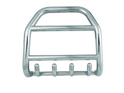 Кенгурятник високий з двома перемичками і грилем для Chevrolet Captiva 2006-2010