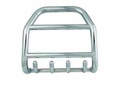 Кенгурятник високий з двома перемичками і грилем для Kia Sorento 2013-2015