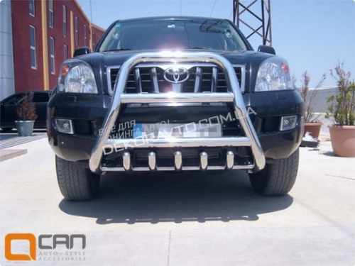 Кенгурятник високий Can otomotiv для Toyota Land Cruiser 200