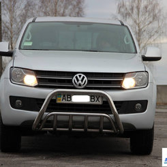 Кенгурятник з гратами для VW Amarok 2010+