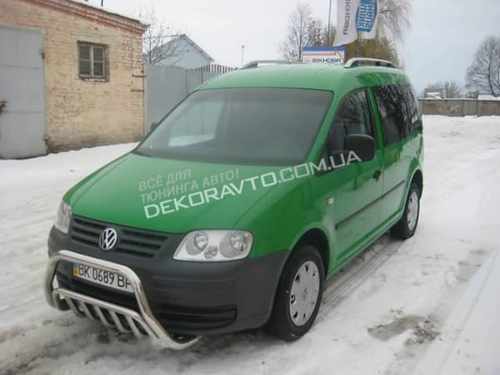 Кенгурятник з гратами для VW Caddy 2004+