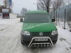 Кенгурятник з гратами для VW Caddy 2004+