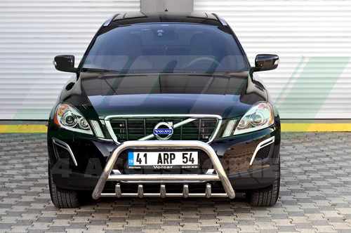 Кенгурятник з перемичкою і грилем D60 для Volvo XC-60 2009+