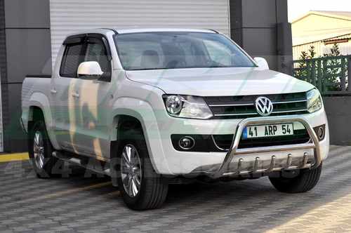 Кенгурятник з перемичкою і грилем D60 для VW Amarok 2010+