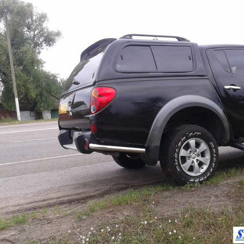 Захист заднього бампера куточки для Mitsubishi L200 2007-