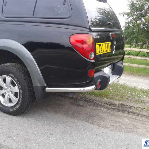 Захист заднього бампера куточки для Mitsubishi L200 2007-