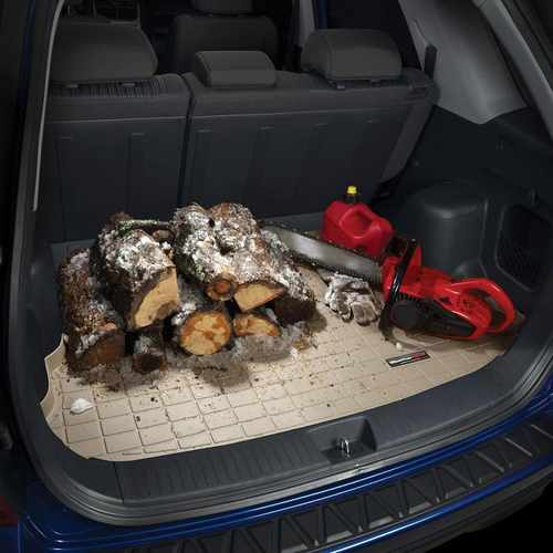 Килимок в багажник Weathertech USA для BMW i3 2013 - з бортиком, бежеві D2-2 41659