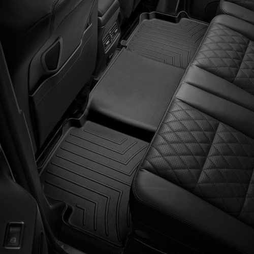 Килимки в салон для Land Rover Discovery 2017 - з бортиком, чорні, задні 444806
